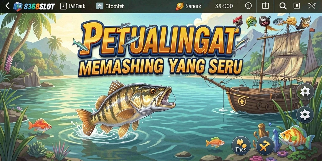 Tampilan gameplay memancing yang menakjubkan di 8368SLOT.