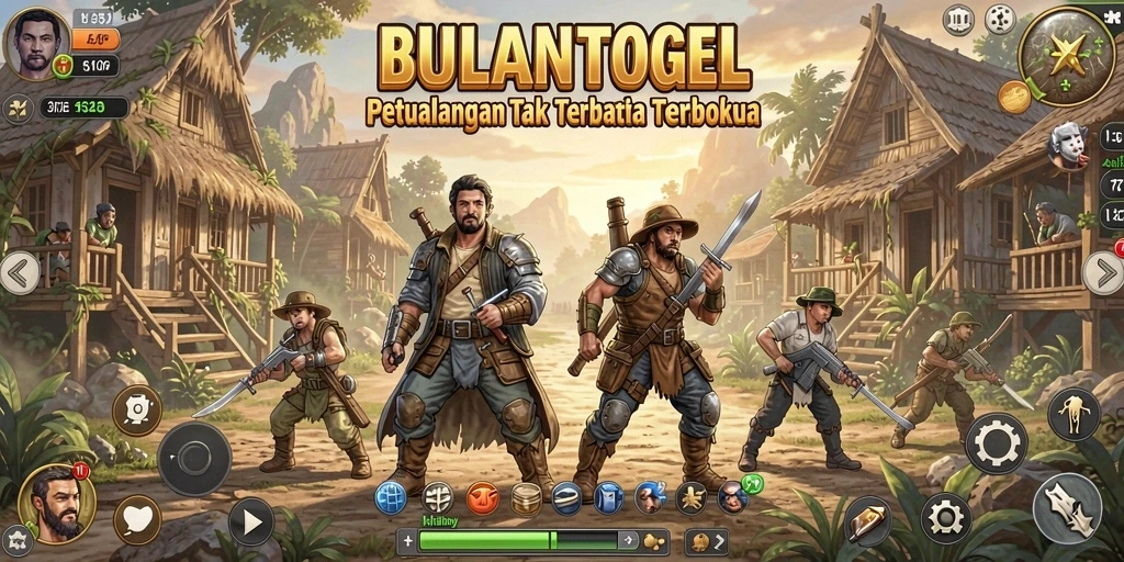 Gambaran gameplay BULANTOGEL yang menakjubkan dan luas.