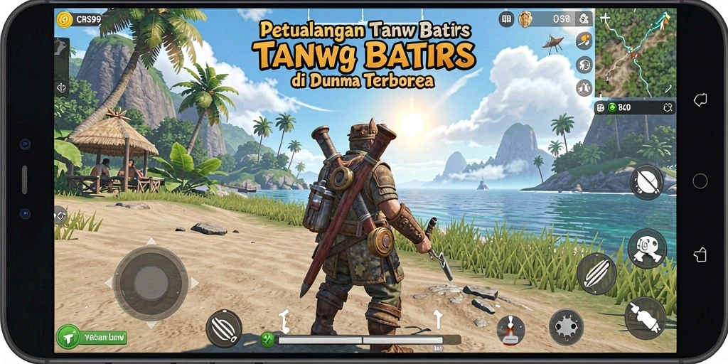 Tampilan gameplay Open World yang mendalam dan interaktif.
