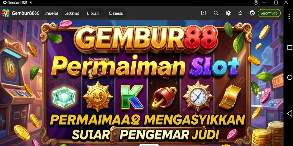 Tampilan menarik dari gameplay Slot GEMBUR88 yang mengasyikkan.