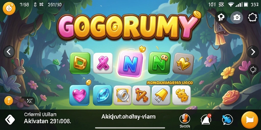 Tampilan utama GOGORUMMY dengan fitur-fitur Utility yang menarik.