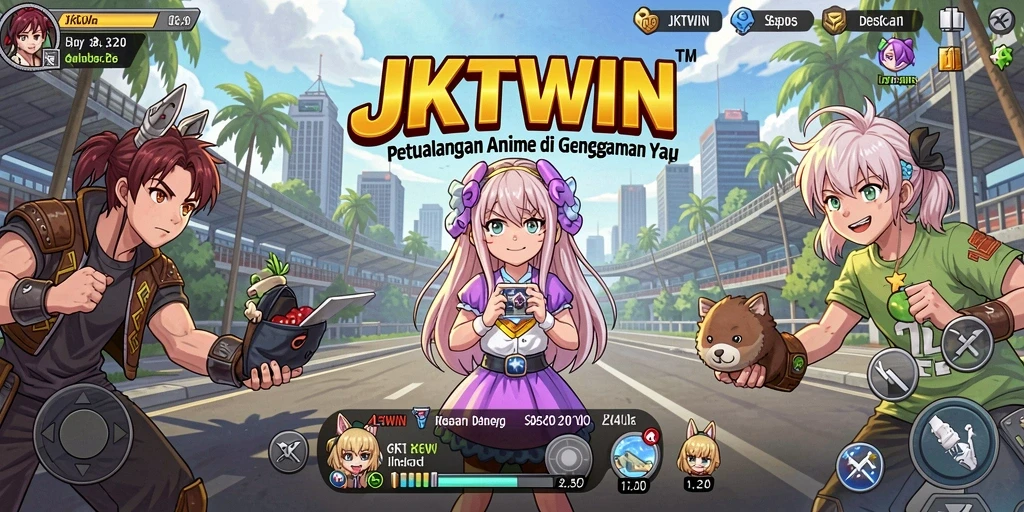 Tampilan gameplay JKTWIN yang seru dan penuh aksi.