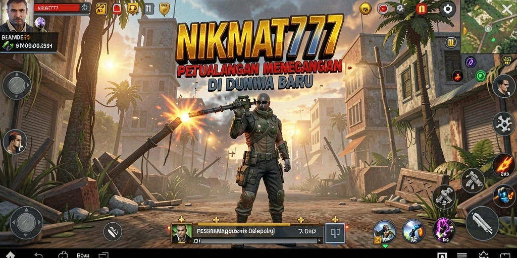 Tampilan gameplay seru NIKMAT777 dalam dunia petualangan.