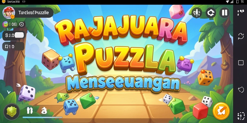 Tampilan gameplay menanjakan mata yang penuh tantangan Puzzle.