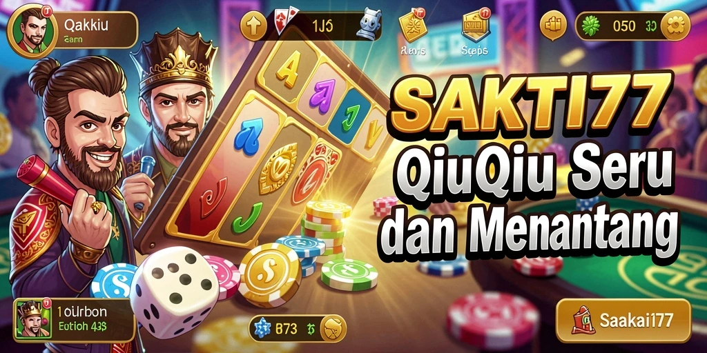 Gameplay seru dari SAKTI77 dalam permainan QiuQiu.